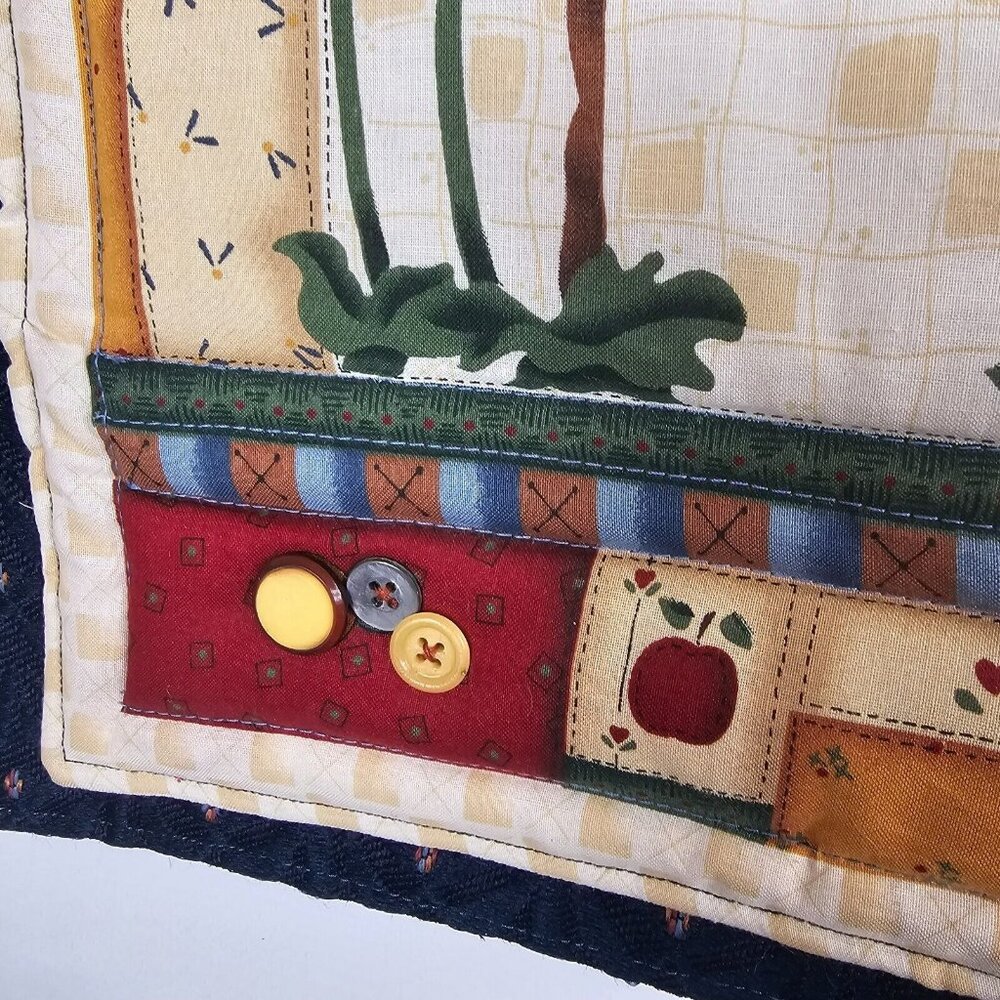 Handmade 2PC Pillowcase‎ Quilted Country Charm MFH Decor Leslie Black Cranston - Picture 10 of 16